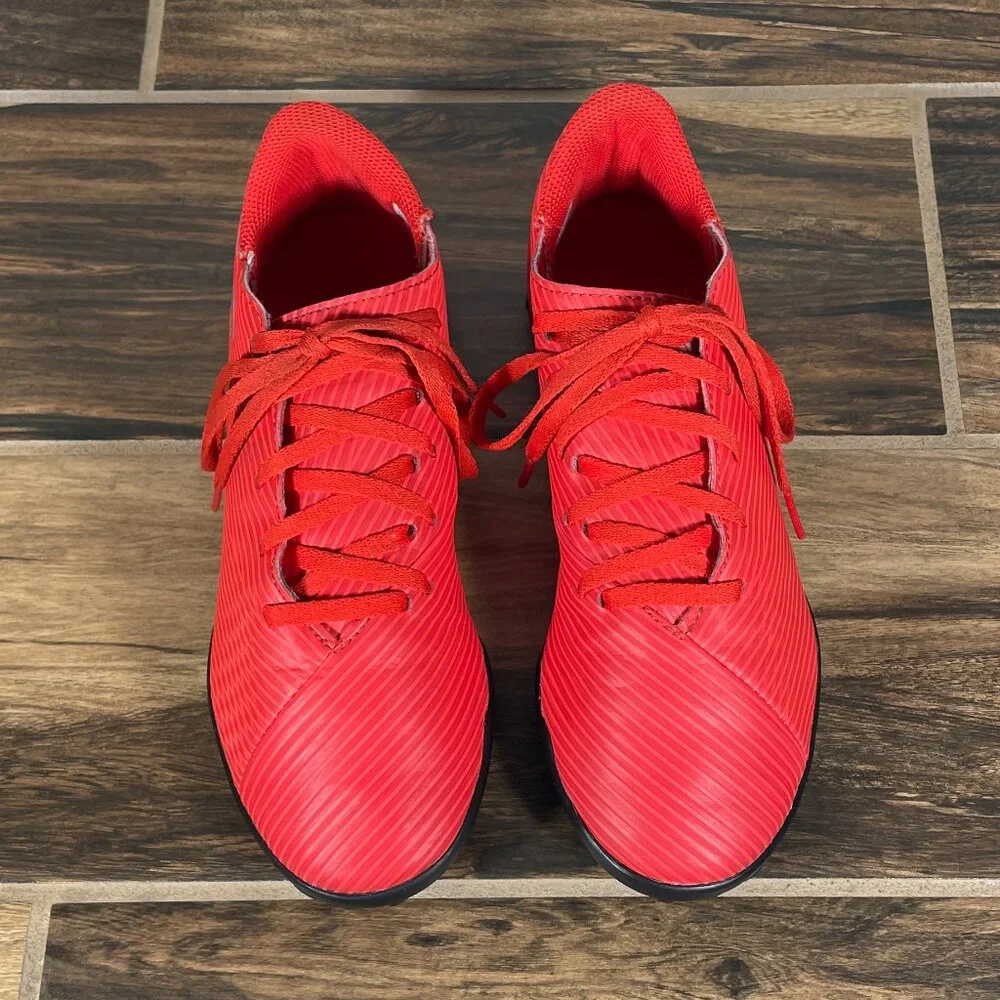 adidas Nemeziz 19.4 TF J Soccer Shoes Youth Boys Size 5.5 Red Futbol Sneakers